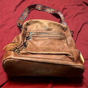 Brown Leather Women's Satchel